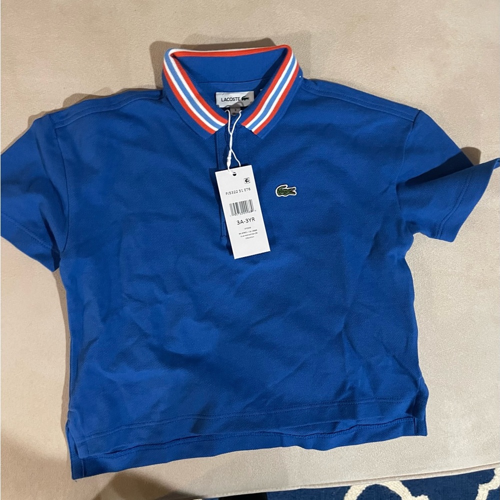 Brand new toddler Lacoste polo